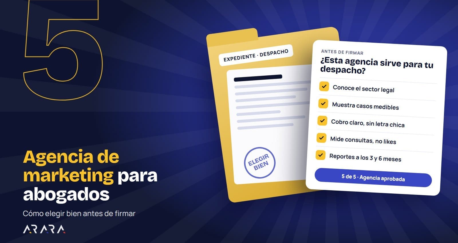 Agencia de marketing para abogados: cómo elegir bien